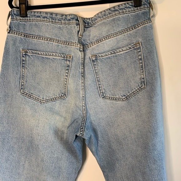 GAP Vintage High Rise Raw Hem Jeans Size 10 - Picture 4 of 11
